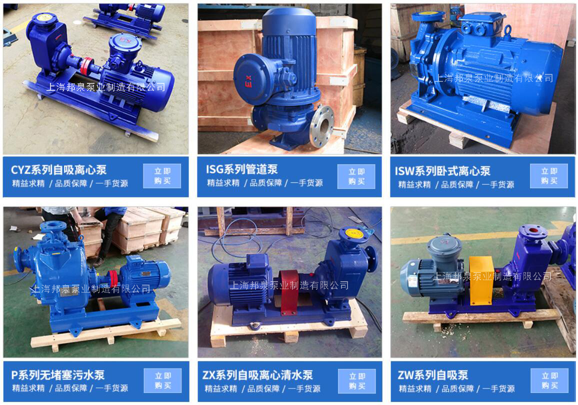 各種類型自吸泵圖片